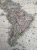 Americas North & South 1820 C. Smith scarce lovely hand colored engraved map