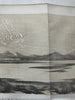 Salt Lake Utah 1852 Stansbury Expedition panoramic lake lot x3 color view prints