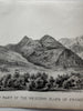 Salt Lake Utah 1852 Stansbury Expedition panoramic lake lot x3 color view prints