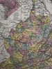 Virginia state stage coach roads shown RR lines 1855 Cowperthwait lovely map