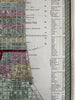 Philadelphia city plan hotels public buildings churches 1855 Cowperthwait map