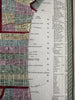 Philadelphia city plan hotels public buildings churches 1855 Cowperthwait map