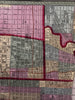 Philadelphia city plan hotels public buildings churches 1855 Cowperthwait map