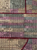 Philadelphia city plan hotels public buildings churches 1855 Cowperthwait map