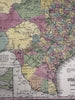 Texas state variant Hidalgo Co. & proposed RR line1854 JH Young Cowperthwait map