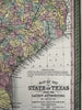 Texas state variant Hidalgo Co. & proposed RR line1854 JH Young Cowperthwait map
