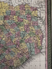 Texas state variant Hidalgo Co. & proposed RR line1854 JH Young Cowperthwait map