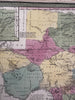 Texas state variant Hidalgo Co. & proposed RR line1854 JH Young Cowperthwait map