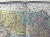 United States territorial west 1854 JH Young Desilver Cowperthwait scarce map