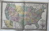 United States territorial west 1854 JH Young Desilver Cowperthwait scarce map