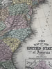 United States territorial west 1854 JH Young Desilver Cowperthwait scarce map