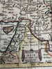 Turkey in Asia Syria Iraq Georgia 1744 Faure engraved hand color miniature map
