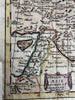 Turkey in Asia Syria Iraq Georgia 1744 Faure engraved hand color miniature map