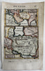 Ancient Persian Empire Iran Assyria Asia Minor 1683 Mallet hand color map