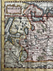 Moscovia Russia Moscow rare 1788 Italian hand colored miniature map