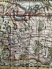Moscovia Russia Moscow rare 1788 Italian hand colored miniature map