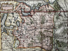 Moscovia Russia Moscow rare 1788 Italian hand colored miniature map