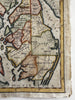 Maryland & Delaware states 1796 Thomas & Andrews rare Doolittle hand color map