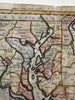 Maryland & Delaware states 1796 Thomas & Andrews rare Doolittle hand color map