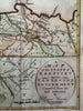 Kentucky & Tennessee Government early states 1796 Doolittle rare seminal map