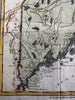 Province of Maine early pre-state 1811 NY rare engraved hand color map