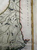 Province of Maine early pre-state 1811 NY rare engraved hand color map