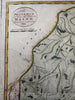 Province of Maine early pre-state 1811 NY rare engraved hand color map