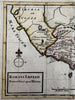 Ancient Roma Rome Latium central Italy 1785 Moll engraved map hand colored