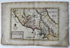 Ancient Roma Rome Latium central Italy 1785 Moll engraved map hand colored