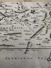 Africa Nile source Mountains of Moon 1768 W.H. Toms engraved historical map