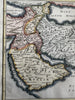 Arabia Felix Persia India to Ganges Syria 1768 W.H. Toms engraved historical map