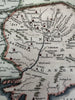 Arabia Felix Persia India to Ganges Syria 1768 W.H. Toms engraved historical map