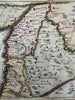 Syria Phoenicia Arabia Deserts Mesopotamia 1768 Toms engraved hand color map