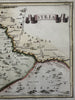 Syria Phoenicia Arabia Deserts Mesopotamia 1768 Toms engraved hand color map