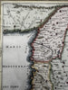 Syria Phoenicia Arabia Deserts Mesopotamia 1768 Toms engraved hand color map