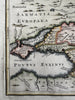 Asiatic Sarmatia Georgia Ukraine Caspian Sea Crimea 1768 Toms engraved map