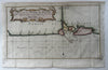 West Africa Guinea coast Kalabar river 1747 decorative nautical Bellin map