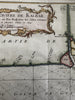 West Africa Guinea coast Kalabar river 1747 decorative nautical Bellin map