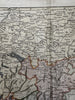 Seat of War Northern Italy Southern Germany Switzerland c1740-50’s rare map