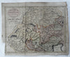 Seat of War Northern Italy Southern Germany Switzerland c1740-50’s rare map