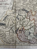 Seat of War Northern Italy Southern Germany Switzerland c1740-50’s rare map