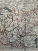 Seat of War Northern Italy Southern Germany Switzerland c1740-50’s rare map