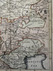 Seat of War Northern Italy Southern Germany Switzerland c1740-50’s rare map