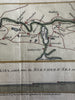 Germany Baltic & North Sea 1784 Kiel canal profile map engraved by Kitchin HC