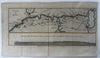 Germany Baltic & North Sea 1784 Kiel canal profile map engraved by Kitchin HC