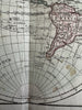 North & South America Mer de L’Ouest w orld western hemisphere 1778 Desnos map