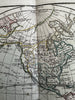 North & South America Mer de L’Ouest w orld western hemisphere 1778 Desnos map