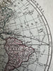 North & South America Mer de L’Ouest w orld western hemisphere 1778 Desnos map