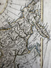 Russian Empire in Europe & Asia c. 1790’s engraved hand colored map