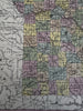 Missouri state 1855 Cowperthwait hand colored fine early map